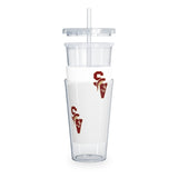 Sun Valley Plastic Tumbler with Straw