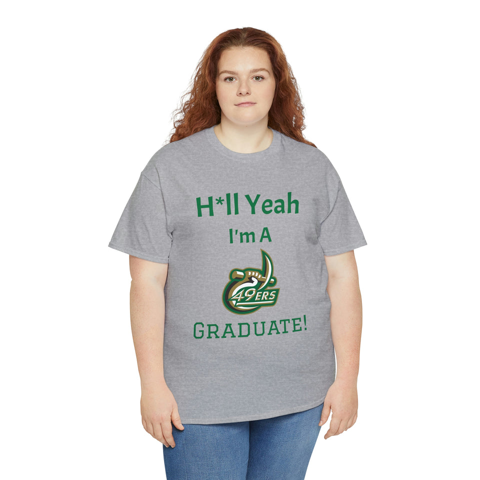 H*ll Yeah! UNC Charlotte Senior Unisex Heavy Cotton Tee