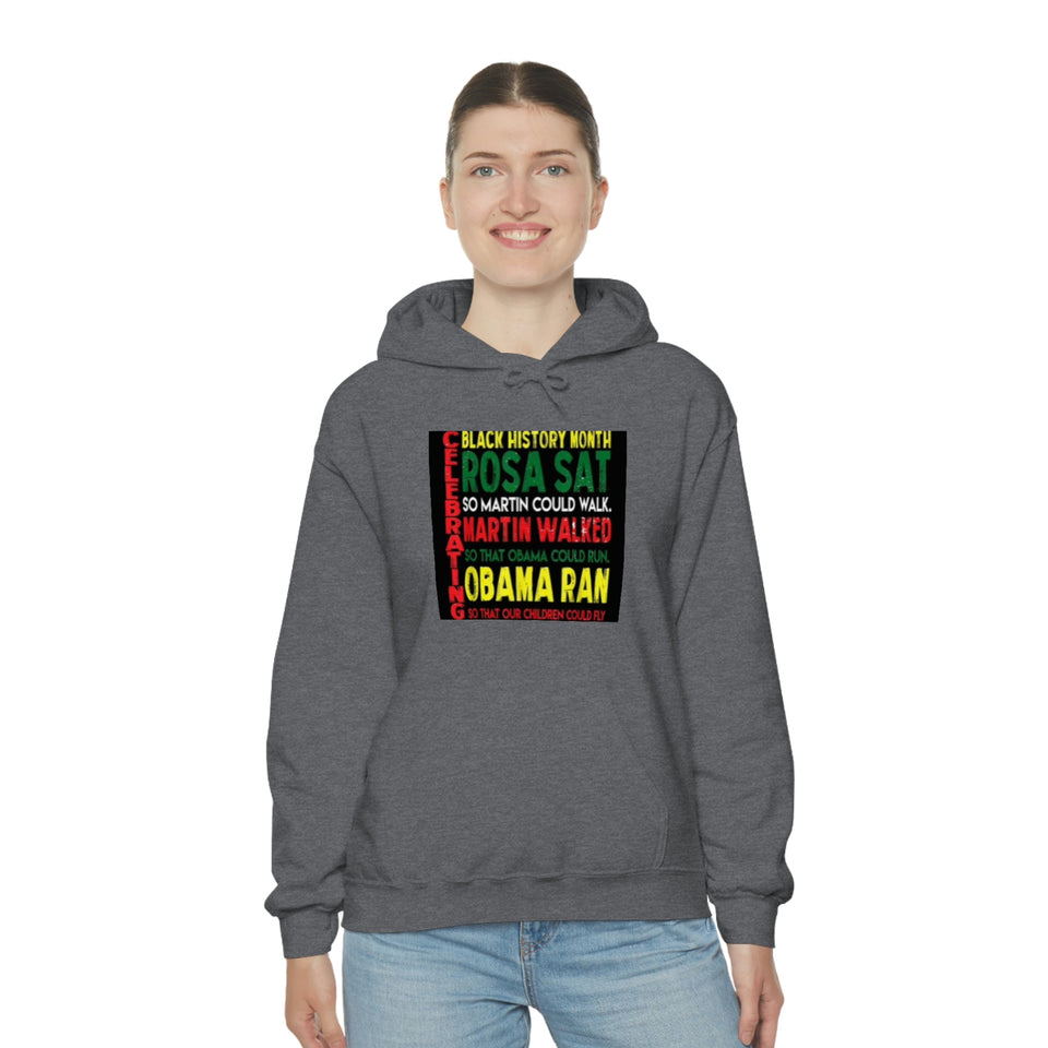 Celebrating Black History Month Unisex Heavy Blend™ Hooded Sweatshirt