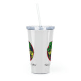 Black Coaches Matter Plastic Tumbler with Straw