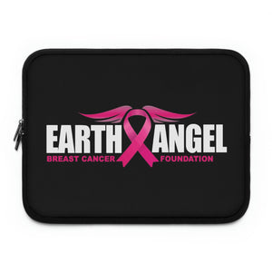 Earth Angel Black Laptop Sleeve