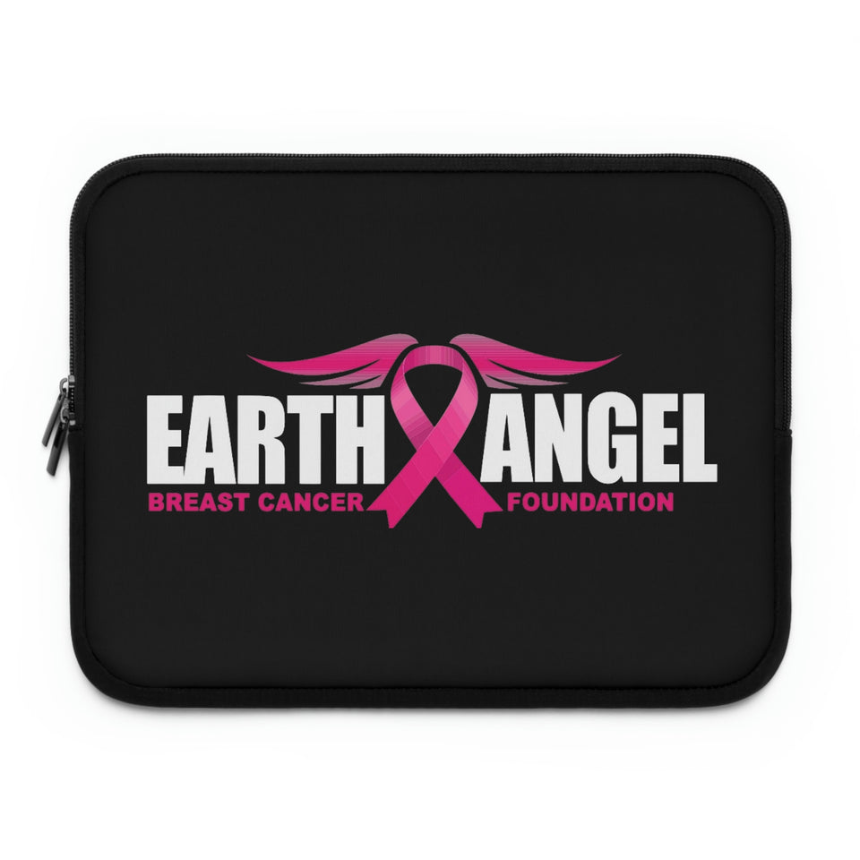 Earth Angel Black Laptop Sleeve