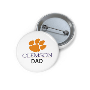 Clemson University Dad Pin Buttons