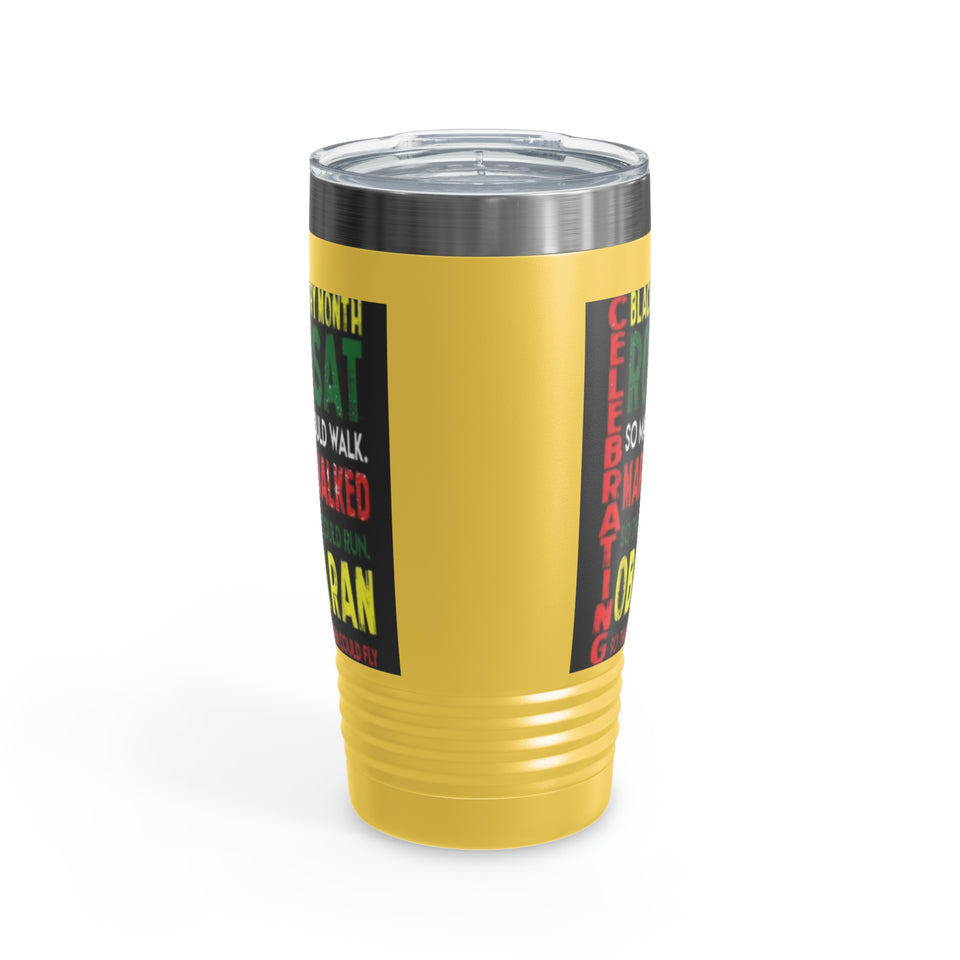 Celebrating Black History Month Ringneck Tumbler, 20oz