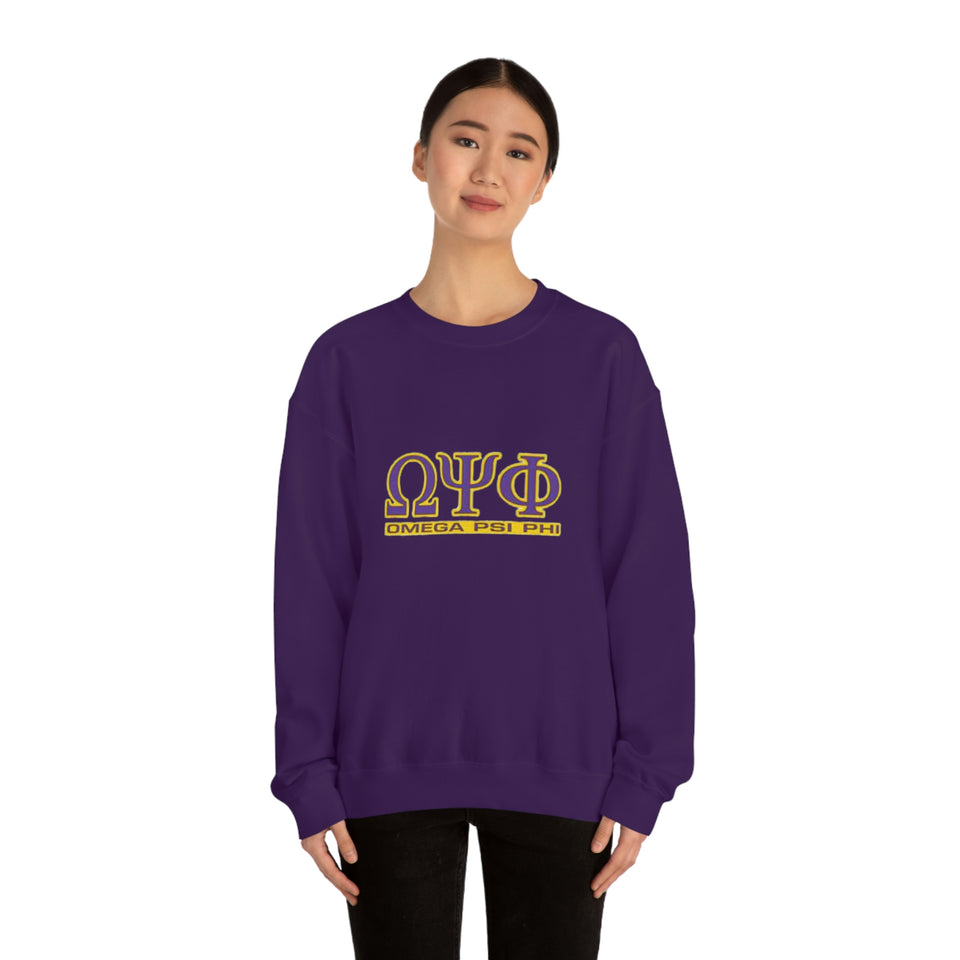 Omega Psi Phi Unisex Heavy Blend™ Crewneck Sweatshirt