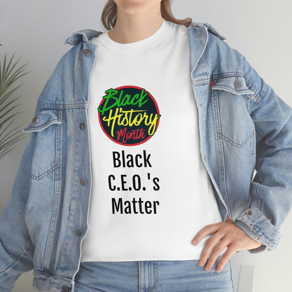 Black C.E.O.'s Matter Cotton Tee