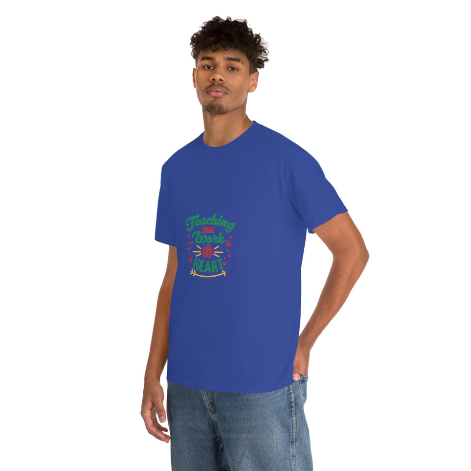 Work of Heart Cotton Tee