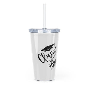 Class of 2023 Plastic Tumbler with Straw