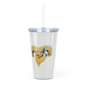 Highland Tech Plastic Tumbler with Straw