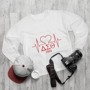 Delta Heartbeat Unisex Crew Neck Sweatshirt