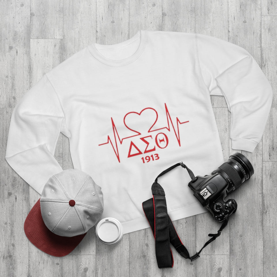 Delta Heartbeat Unisex Crew Neck Sweatshirt