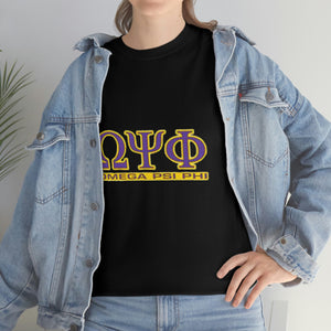 Omega Psi Phi Unisex Heavy Cotton Tee