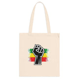 Black Fist Tote Bag