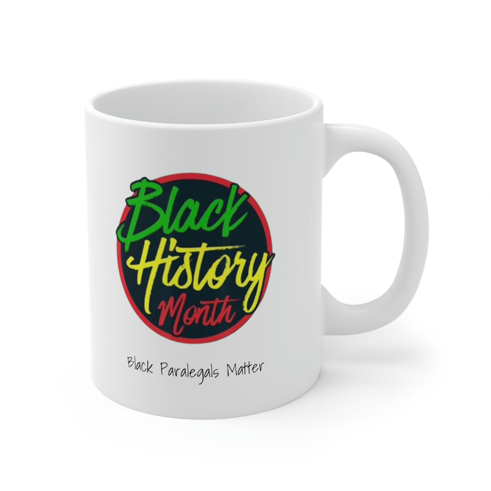 Black Paralegals Matter Ceramic Mug 11oz