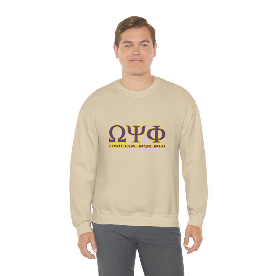 Omega Psi Phi Unisex Heavy Blend™ Crewneck Sweatshirt