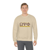 Omega Psi Phi Unisex Heavy Blend™ Crewneck Sweatshirt