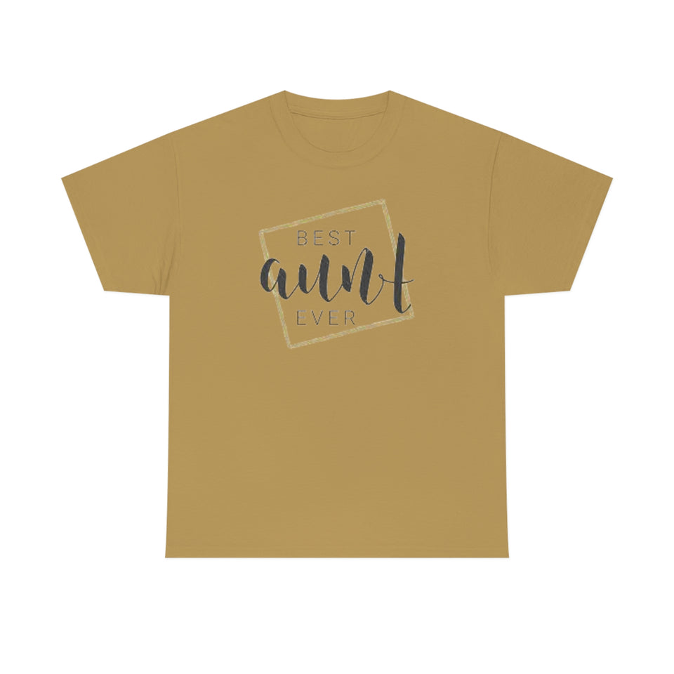 Best Aunt Ever Unisex Heavy Cotton Tee