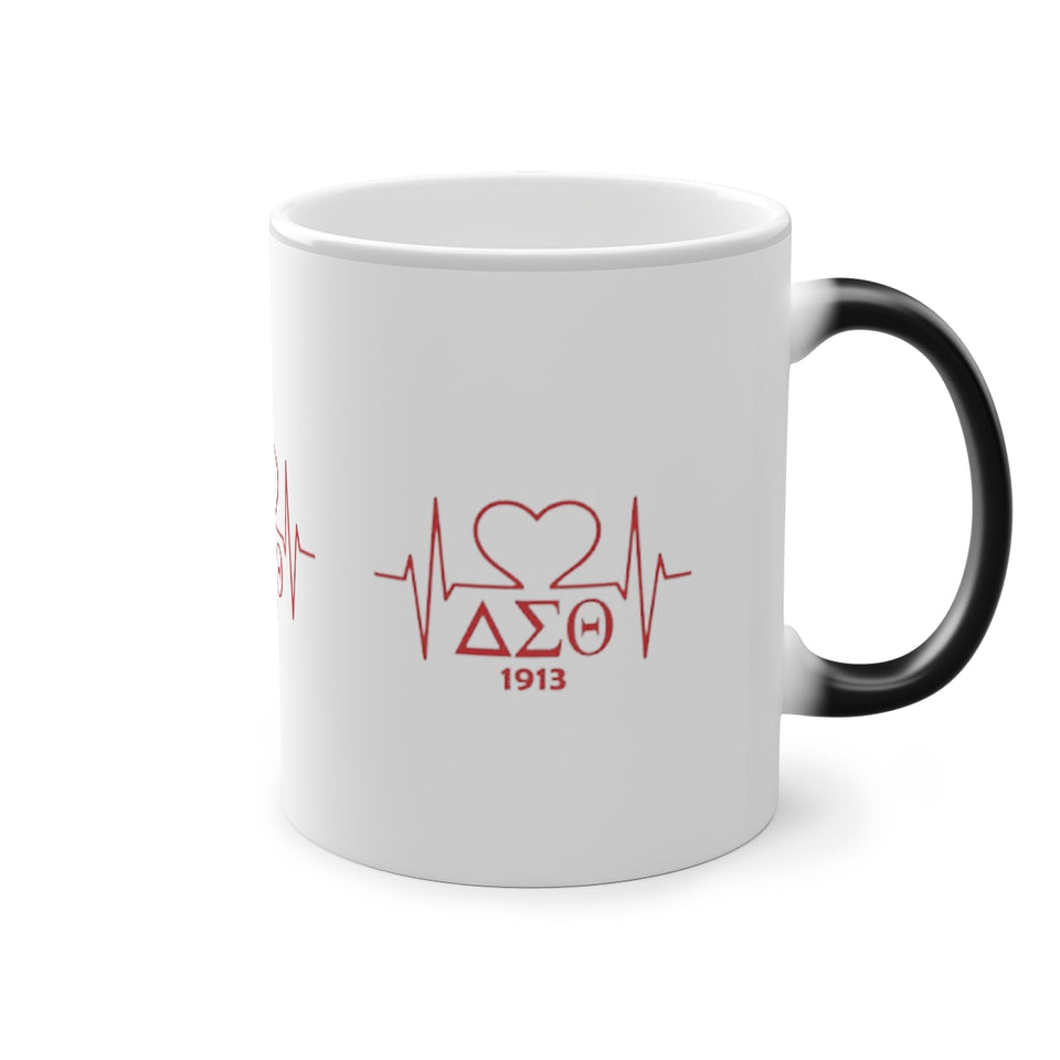 Delta Heartbeat Magic Mug, 11oz