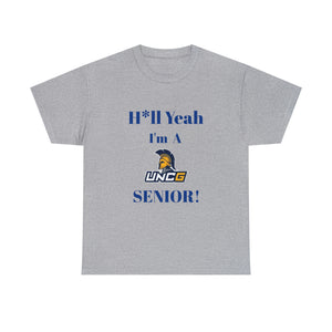 H*ll Yeah! UNCG Senior Unisex Heavy Cotton Tee
