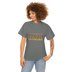 Omega Psi Phi Unisex Heavy Cotton Tee