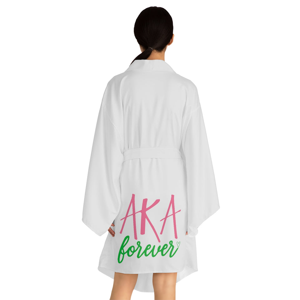 AKA Forever Long Sleeve Kimono Robe