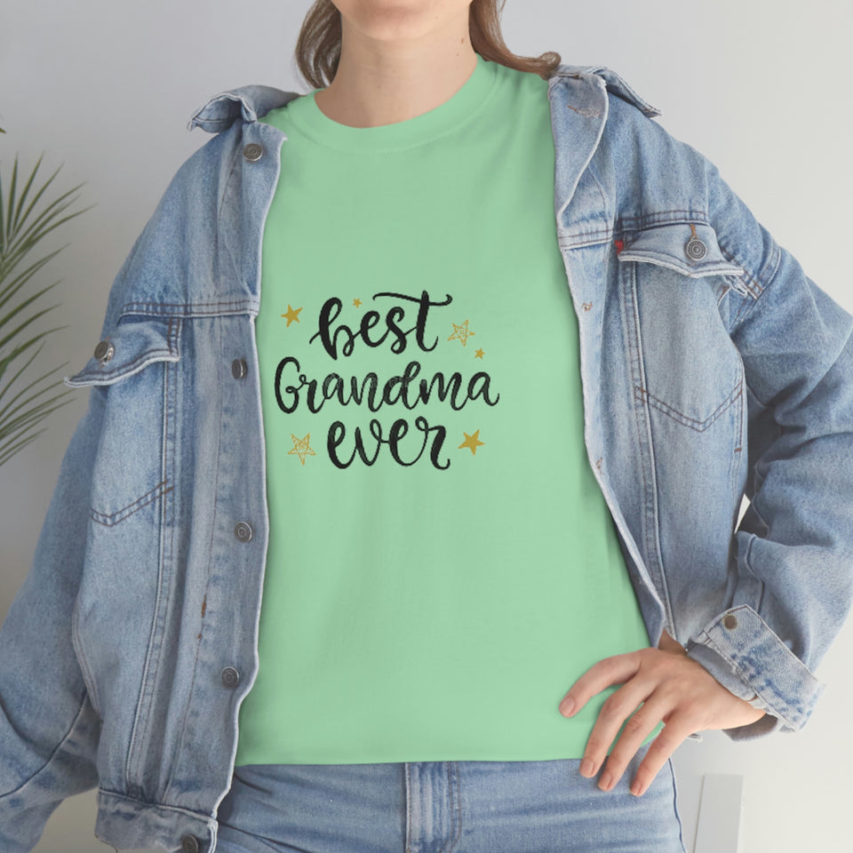 Best Grandma Ever Unisex Heavy Cotton Tee