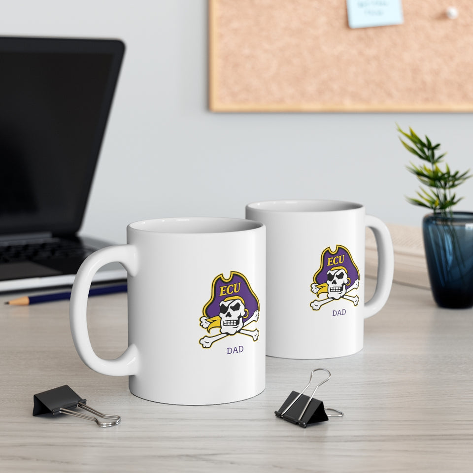 East Carolina Dad Ceramic Mug 11oz