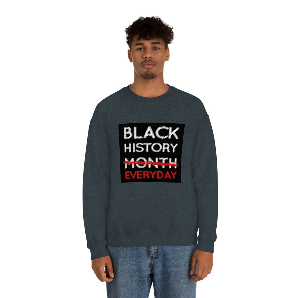 Black History Everyday Unisex Heavy Blend™ Crewneck Sweatshirt