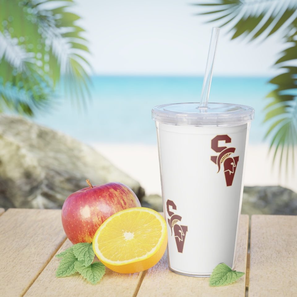 Sun Valley Plastic Tumbler with Straw