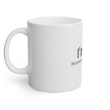 I'm MAD (Motivated And Determined )White Mug, 11oz