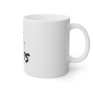 Act Like A Lady Think Like a Boss White Mug, 11oz