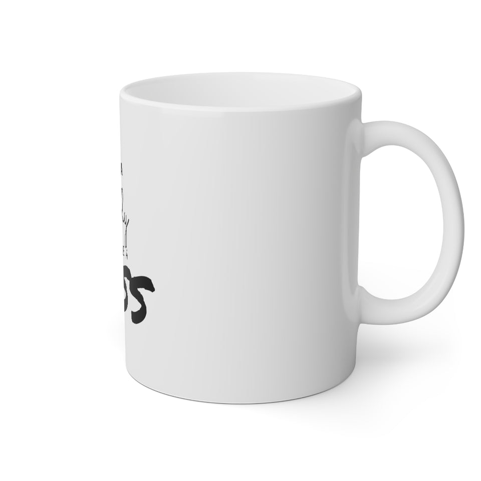 Act Like A Lady Think Like a Boss White Mug, 11oz