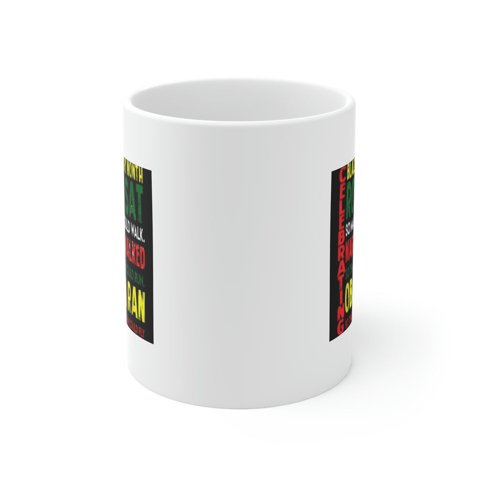 Celebrating Black History Month Ceramic Mug 11oz