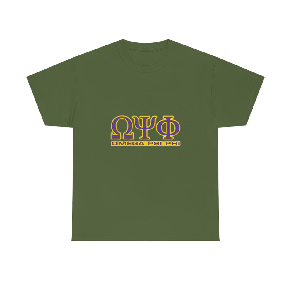 Omega Psi Phi Unisex Heavy Cotton Tee