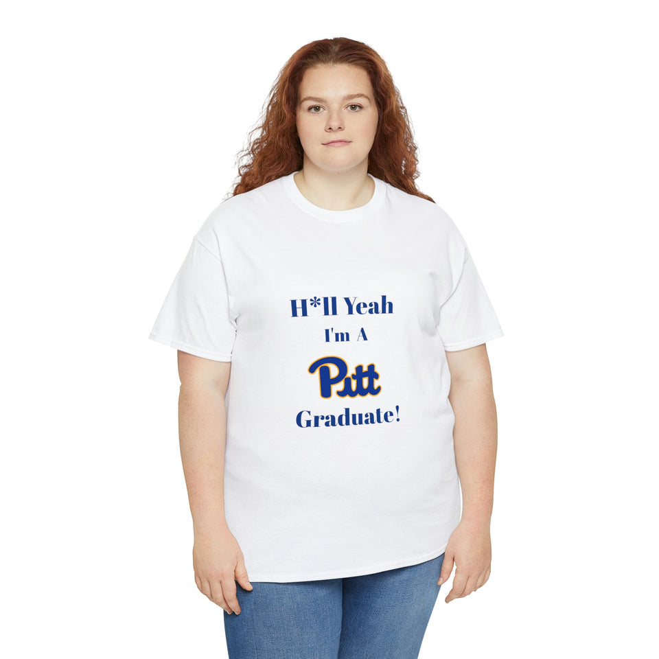 H*ll Yeah! University of Pittsburgh Unisex Heavy Cotton Tee