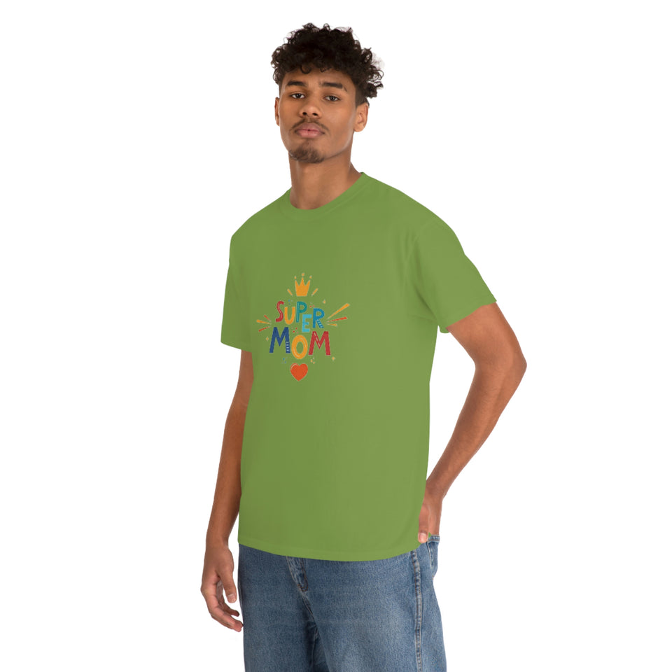 Super Mom Unisex Heavy Cotton Tee