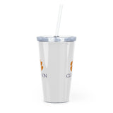 Clemson University Dad Tumbler with Straw