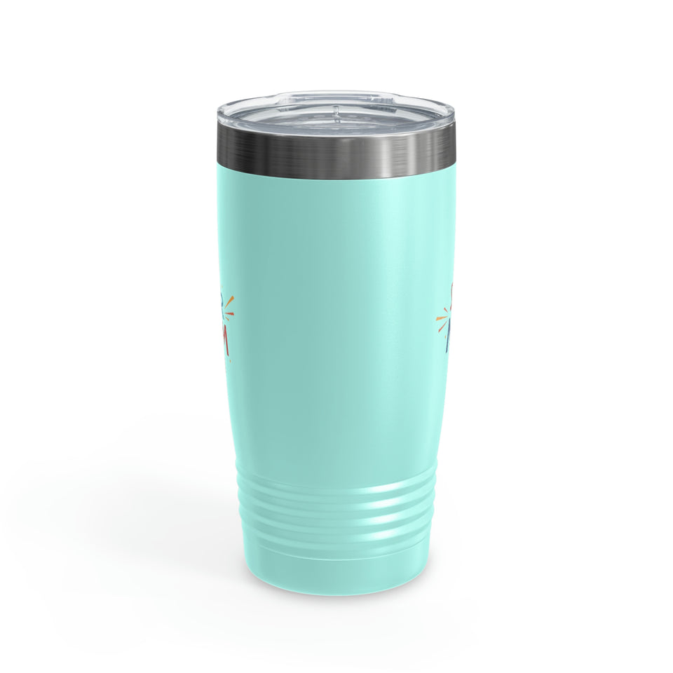 Super Mom Ringneck Tumbler, 20oz