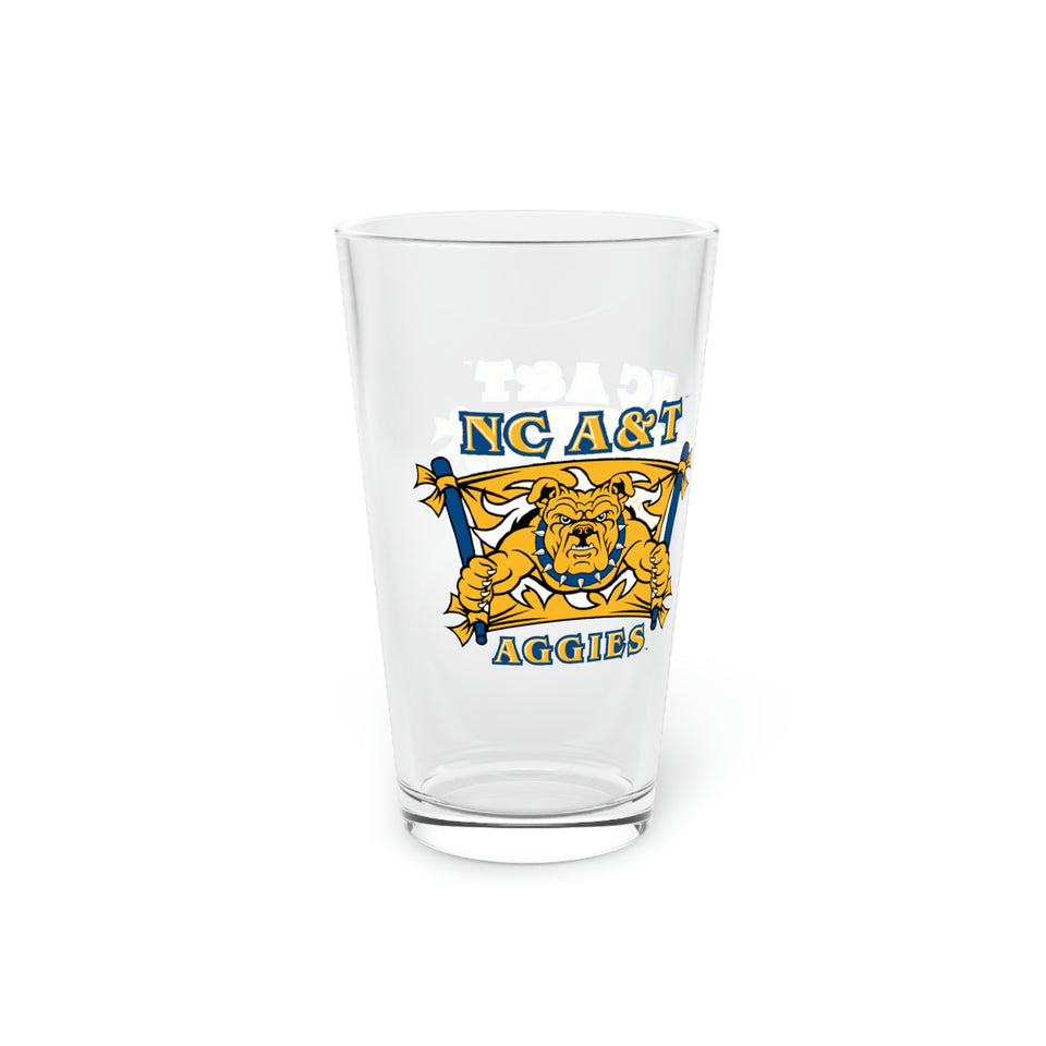NC A&T Pint Glass, 16oz