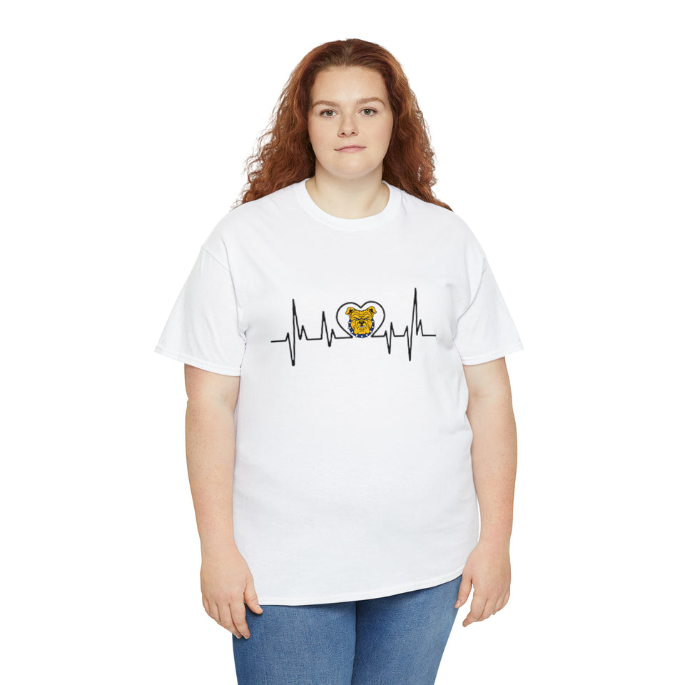 North Carolina A&T Heartbeat Unisex Heavy Cotton Tee