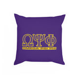 Omega Psi Phi Cushion