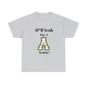 H*ll Yeah! App State Senior Unisex Heavy Cotton Tee