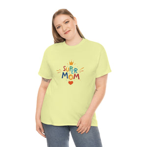 Super Mom Unisex Heavy Cotton Tee