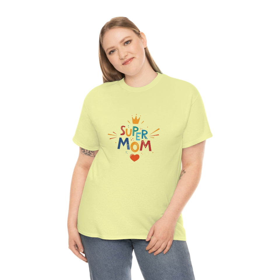 Super Mom Unisex Heavy Cotton Tee