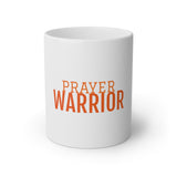 Prayer Warrior White Mug, 11oz