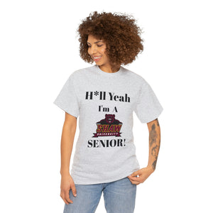 H*ll Yeah! Shaw University Bears Senior Unisex Heavy Cotton Tee