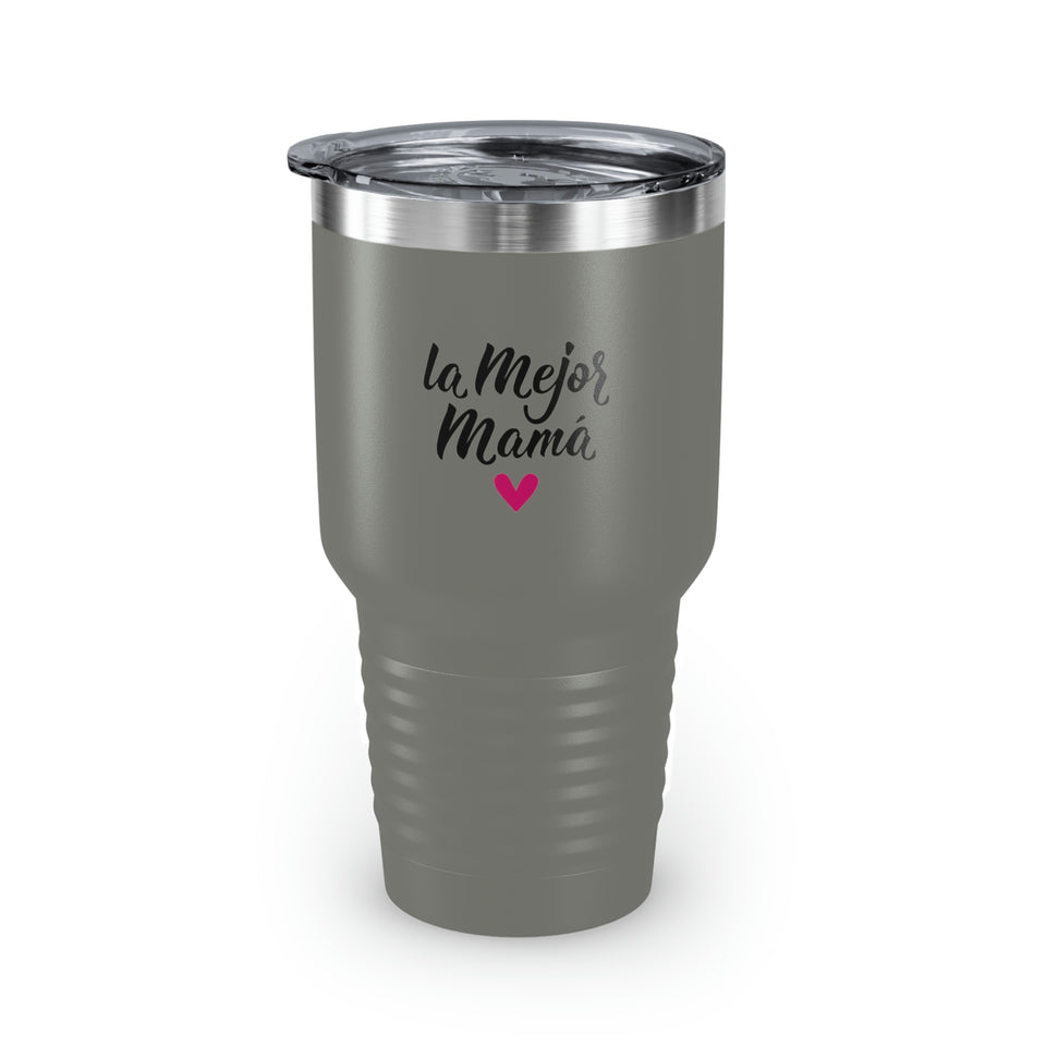 The Best Mom Ringneck Tumbler, 30oz