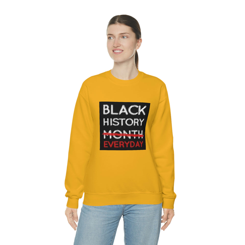 Black History Everyday Unisex Heavy Blend™ Crewneck Sweatshirt