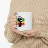 Black Fist Ceramic Mug 11oz