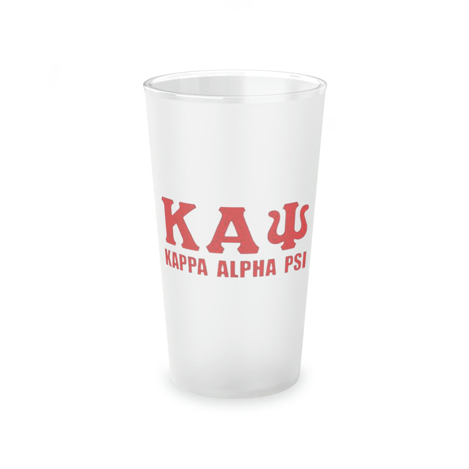 Kappa Alpha Psi Frosted Pint Glass, 16oz